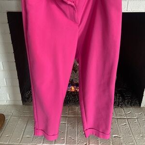 New York & Company Vibrant Pink Cropped Pants